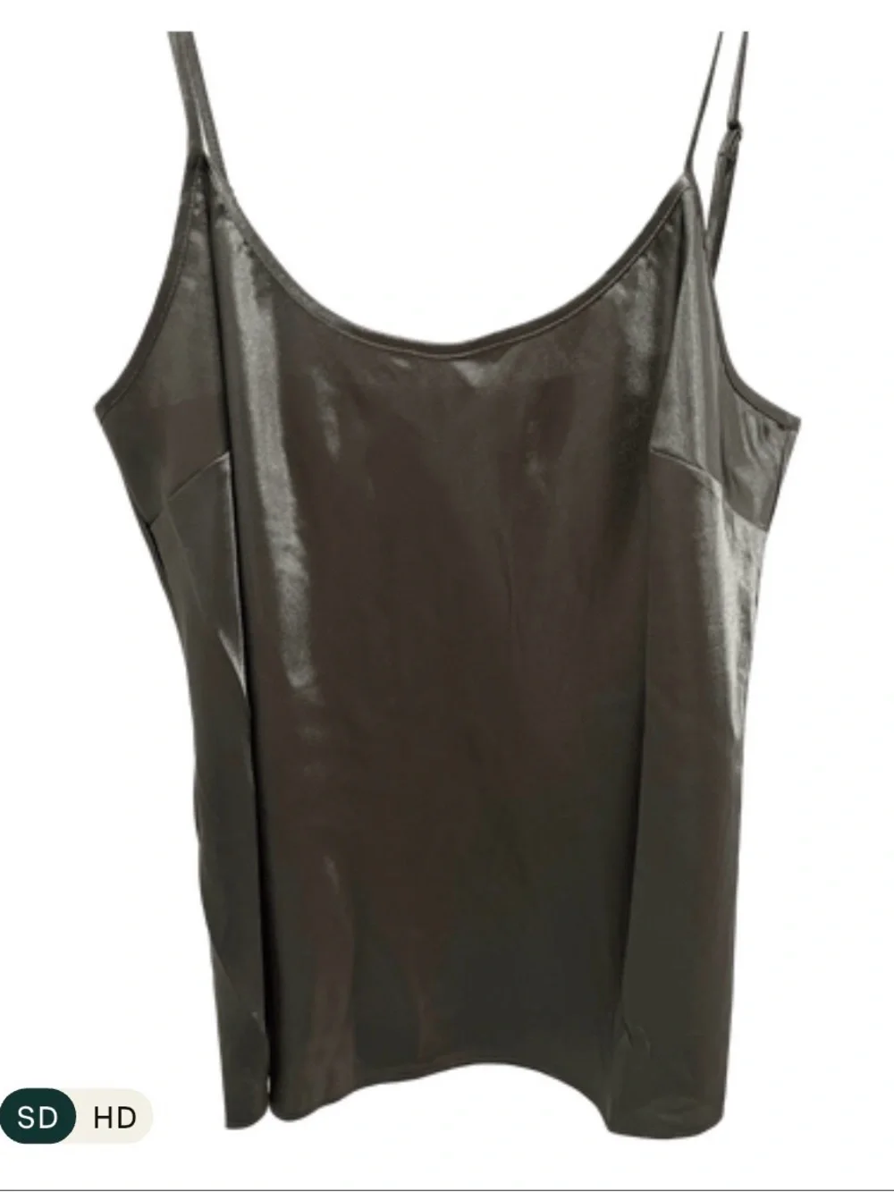 Vertigo Paris Sheer Tunic/Blouse Med. Teal/Black Abstract Flowy Top w/Camisole - Picture 5 of 7